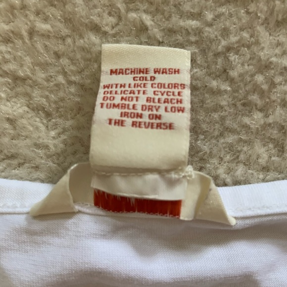 Sundance White 3/4 Sleeve Ruched Top - Picture 6 of 6